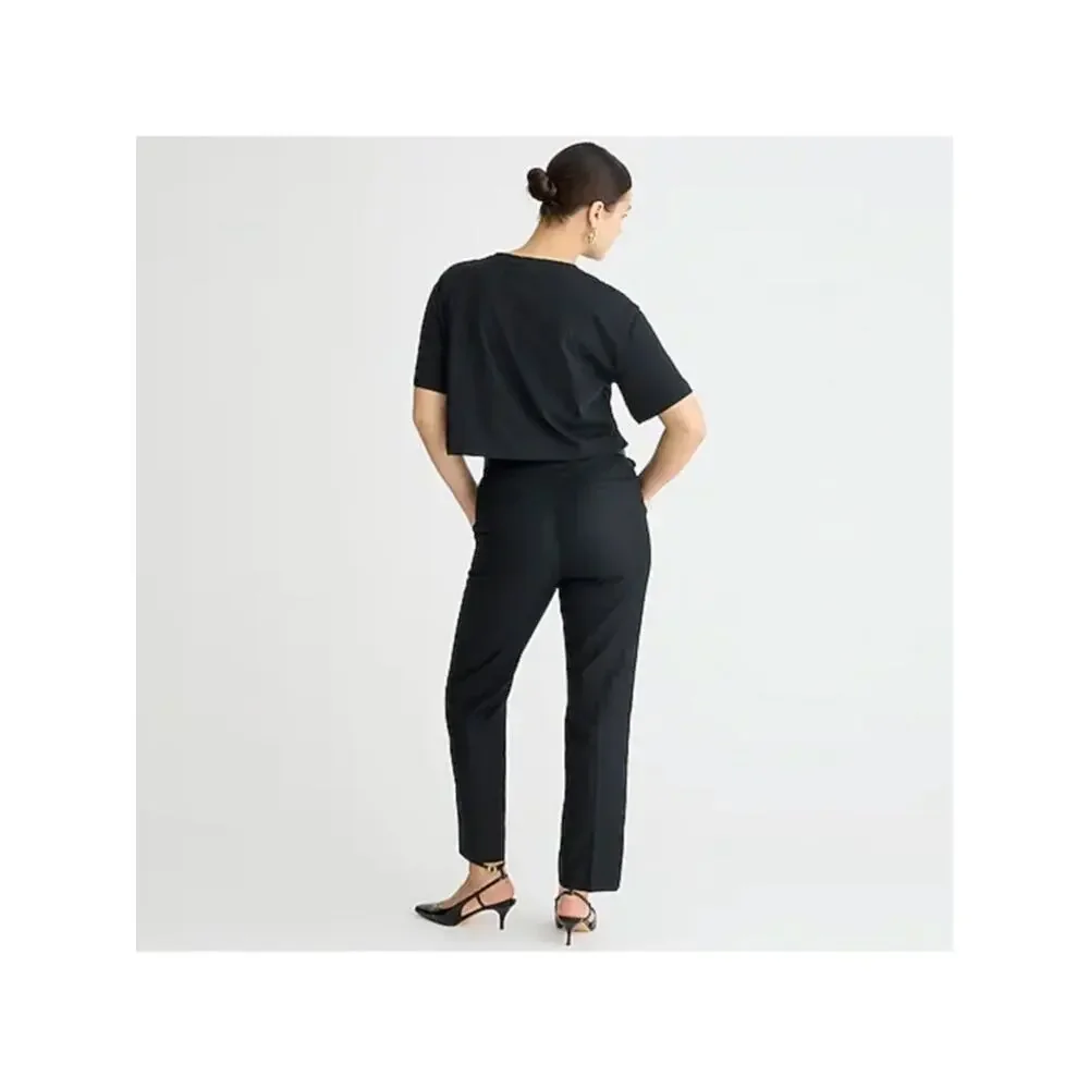 J.Crew Kate straight-leg pant in stretch linen blend